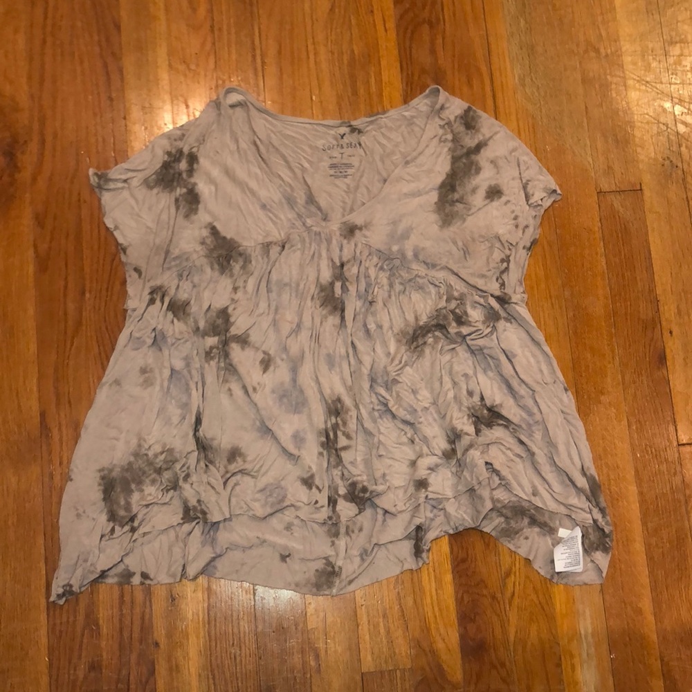 Brown Tie Dye Tunic